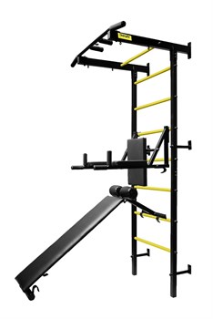 Профессиональная шведская стенка Kemfer Sirius Powerful [черный/желтый] 8995