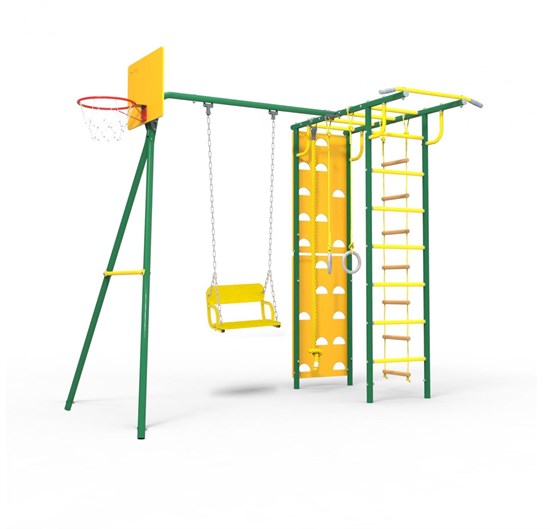 УДСК-6.1 Rokids Тарзан Мини с качелями [зеленый с качелями со спинкой на цепях] 24342