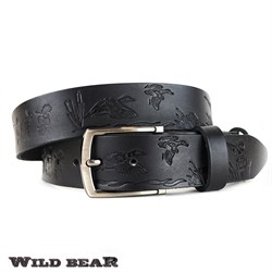Ремень WILD BEAR RM-052 Black (145 см) 4a9af8ea-775a-11f0-0a80-05c2000e1d9e