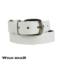 Ремень WILD BEAR RM-046 White (130 см) 79f1d2c6-8e6b-11f0-0a80-142100004382
