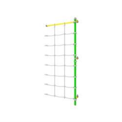 ROMANA Комплект стойка с канатным лазом пристенная ДСКМ-1С-8.18-45 [зеленое яблоко] ДСКМ-1С-8.18-45 зеленое яблоко