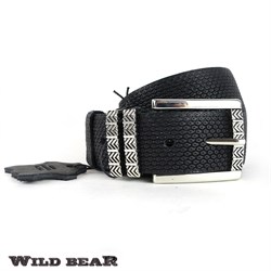 Ремень WILD BEAR RM-028 Black (130 см) 49910cf0-775a-11f0-0a80-05c2000e1c88