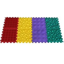 Коврик массажный (ортопедический) модульный "ОРТО ПАЗЛ" МИКС "Сафари" [Разноцветный] ОРТО ПАЗЛ МИКС Сафари