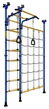 Шведская стенка Kampfer Gridline Ceiling [синий/желтый] 14995