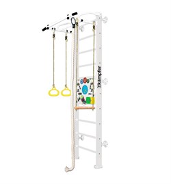 Шведская стенка Kemfer Helena Wall Busyboard [№6 Жемчужный Стандарт Бизиборд белый] 15239