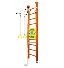 Шведская стенка Kemfer Helena Ceiling Busyboard №3 Классический Стандарт Бизиборд белый 15078