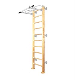 Шведская стенка Kemfer Swedish Wall [№1 Натуральный Стандарт белый антик турник] 15552