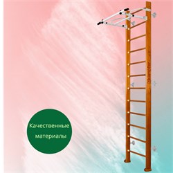 Шведская стенка Kemfer Swedish Wall [№3 Классический Высота 3 м белый антик турник] 15558