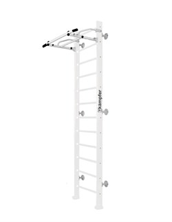 Шведская стенка Kemfer Swedish Wall [№6 Жемчужный Высота 3 м белый антик турник] 15570