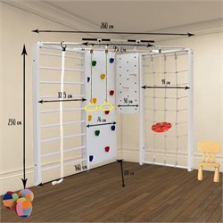 Шведская стенка Kemfer Fantastic [№3 Классический синяя лиана] 14978