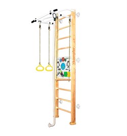 Шведская стенка Kemfer Helena Wall Busyboard [№1 натуральный Стандарт Бизиборд белый] 15216