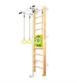 Шведская стенка Kemfer Helena Wall Busyboard [№1 натуральный Стандарт Бизиборд желтый] 15217