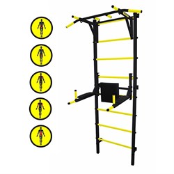 Профессиональная шведская стенка Kemfer Gonter Professional [черный/желтый] Gonter Professional