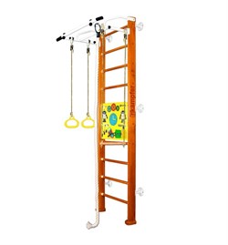 Шведская стенка Kemfer Helena Wall Busyboard [№3 Классический Стандарт Бизиборд желтый] 23830