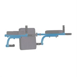 Брусья откидные со спинкой Midzumi Heikobo [небесная лазурь] 1514