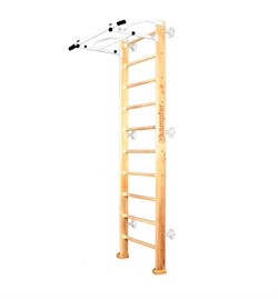 Шведская стенка Kemfer Swedish Wall [№1 Натуральный Стандарт белый турник] 15553