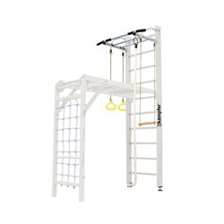 Шведская стенка Kemfer Union Ceiling [№6 Жемчужный Стандарт белый турник] 15610