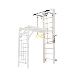 Шведская стенка Kemfer Union Wall [№6 Жемчужный Стандарт белый турник] 15639