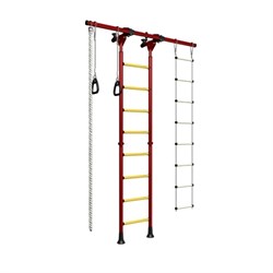 Шведская стенка ROMANA Карусель 2 ДСКМ-2-8.06.Г4.410.01-32 [красный/желтый] ДСКМ-2-8.06.Г4.410.01-32 red