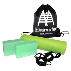 Комбо-набор для йоги Kemfer Combo Green [зеленый/черный] Youga Combo Green Black