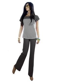 Футболка женская для фитнеса Kampfer Gray, XL acede65e-7820-11f0-0a80-16be00159aa9