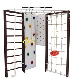 Шведская стенка Kemfer Fantastic [№5 Шоколадный красная лиана] Fantastic-19