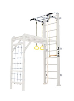 Шведская стенка Kemfer Union Wall [№6 Жемчужный Стандарт белый турник] Union Wall