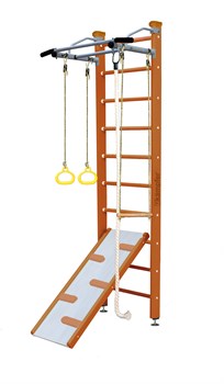 Шведская стенка Kemfer Ride Ceiling [№3 Классический Стандарт белый антик турник] 15447