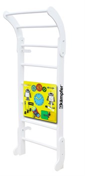 Шведская стенка Kemfer Baby Step Busyboard [№6 Жемчужный Бизиборд желтый] Baby Step Busyboard-3