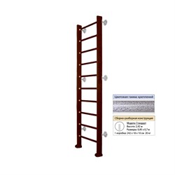 Шведская стенка Kemfer Classic Wall (№5 Шоколадный Стандарт антик) Classic Wall-10