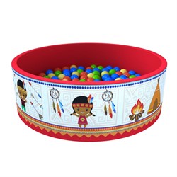 Сухой бассейн «Индейцы» ДМФ-МК-02.52.01 100 шариков ДМФ-МК-02.52.01-1