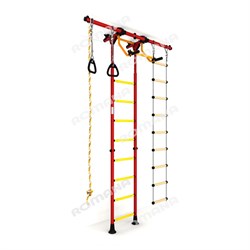 Шведская стенка ROMANA Карусель R55 ДСКМ-2-8.06.Г5.410.01-12 [красный/желтый] ДСКМ-2-8.06.Г5.410.01-12