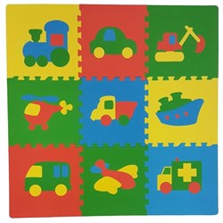 Коврик-пазл детский "Транспорт" 30МП1/Т Коврик-пазл детский "Транспорт" 30МП1/Т