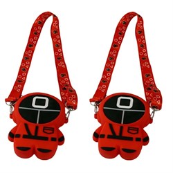 Сумка-кошелек детская силиконовая Squid Game - набор 2 шт Squid Game 2