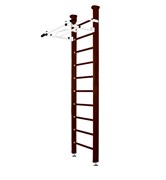 Шведская стенка Kemfer Swedish Ceiling [№5 Шоколадный Стандарт белый турник] Swedish Ceiling №5 Шоколадный Стандарт бел турник
