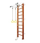 Шведская стенка Kemfer Helena Wall (№4 Вишневый Стандарт белый турник) 15170