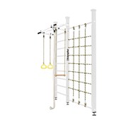 Шведская стенка Kemfer Winner Ceiling [№1 Натуральный Стандарт белый турник] 15668