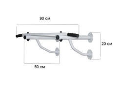 Турник настенный Midzumi Kishiro [белый антик серебро] 13685