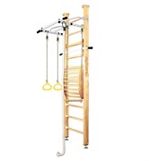 Шведская стенка Kemfer Helena Maxi Ceiling (№1 Натуральный Стандарт белый антик турник) 15099