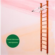 Шведская стенка Kemfer Swedish Ceiling [№4 Вишневый Высота 3 м белый турник] 15534