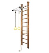 Шведская стенка Kemfer Helena Ceiling (№2 Ореховый Стандарт белый антик турник) 15012