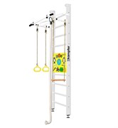 Шведская стенка Kemfer Helena Ceiling Busyboard №6 Жемчужный Стандарт Бизиборд белый 15091