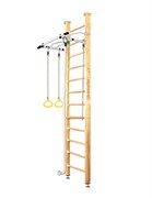 Шведская стенка Kemfer Helena Ceiling (№1 Натуральный Высота 3 м белый антик турник) 15006