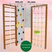 Шведская стенка Kemfer Fantastic [№2 Ореховый зеленая лиана] 14972