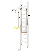 Шведская стенка Kemfer Helena Maxi Ceiling (№6 Жемчужный Стандарт белый турник) 15120