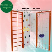 Шведская стенка Kemfer Fantastic [№4 Вишневый синяя лиана] 14982