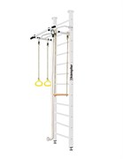 Шведская стенка Kemfer Helena Ceiling (№6 Жемчужный Высота 3 м белый антик турник) 15026