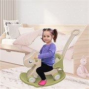 Детская качалка с ручкой Kemfer Dream Horse (Оливковый) 24132