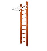 Шведская стенка Kemfer Swedish Ceiling [№4 Вишневый Стандарт белый турник] 15536