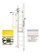 Шведская стенка Kemfer Helena Maxi Ceiling (№6 Жемчужный Высота 3 м белый турник) Helena Maxi Ceiling-3